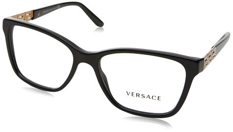 versace glasses gold frame women's|black and gold versace eyeglasses.